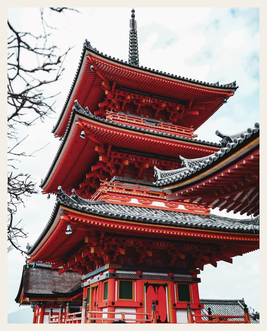 Red Pagoda, Kyoto