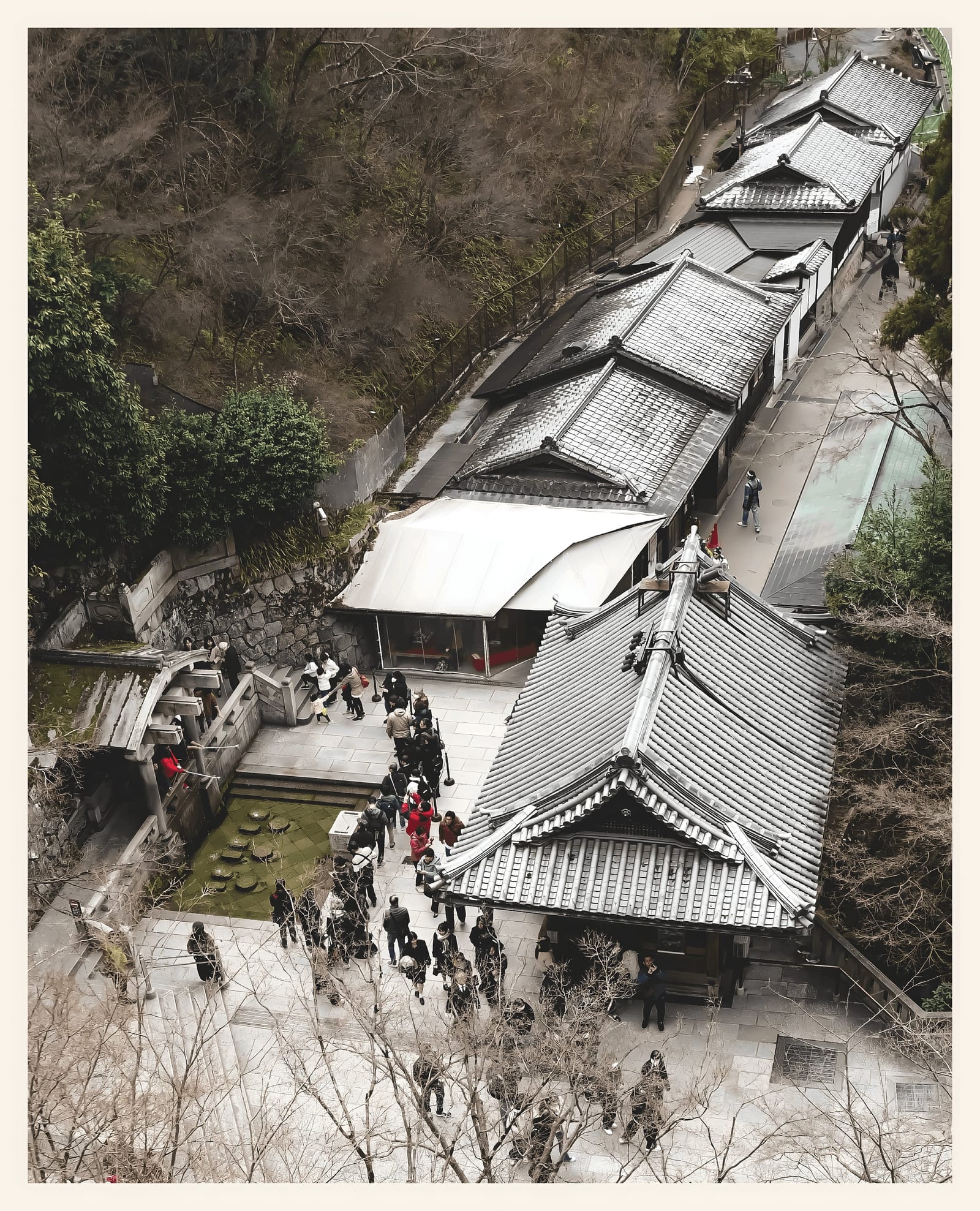 Temple Rooftops, Kyoto